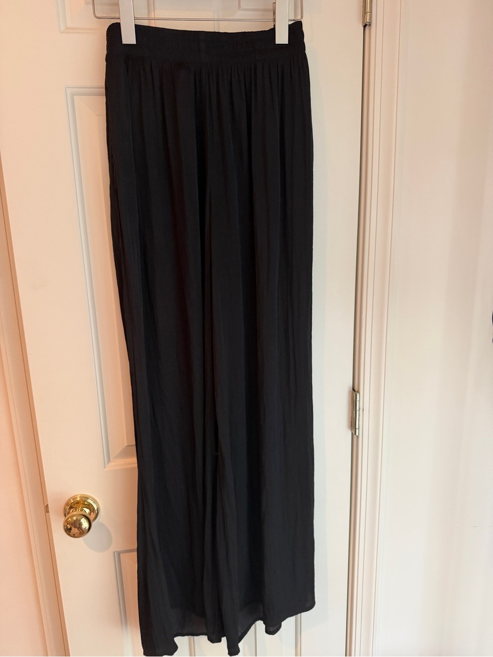 ZARA Relaxed Black Wide Leg Palazzo Pants